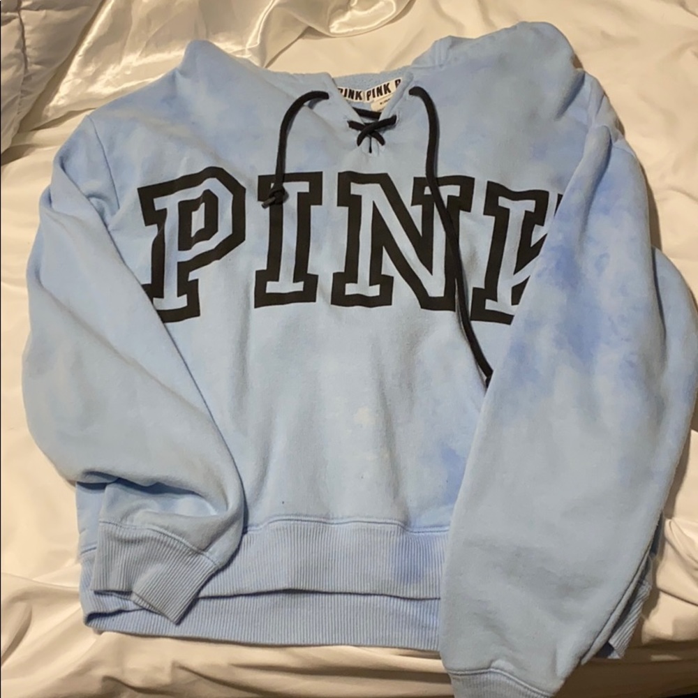 Pink Tie Die hoodie